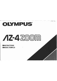 Olympus AZ 4 manual. Camera Instructions.